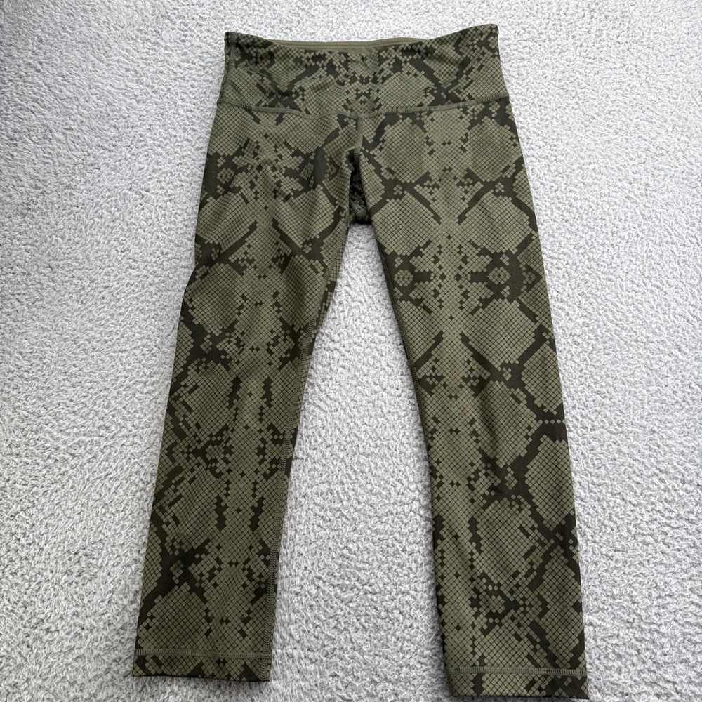 Lululemon Womens 6 Digital Camoflage Camo Soft High Waisted Align Leggings